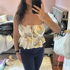 Dynamite Ruffle Tank Top